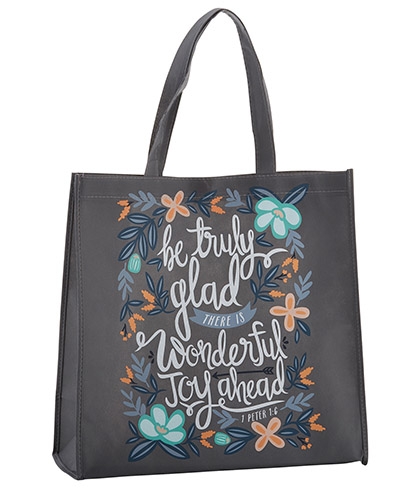 Be Truly Glad Tote Bag - The Christian Shop