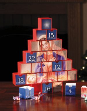 Advent Calendar Boxes Nativity Scene