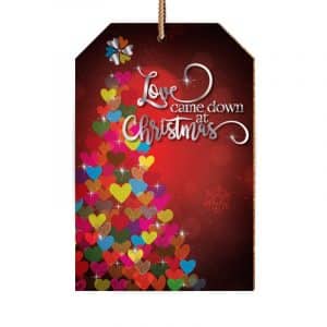 Love Came Down Ceramic Christmas Decoration