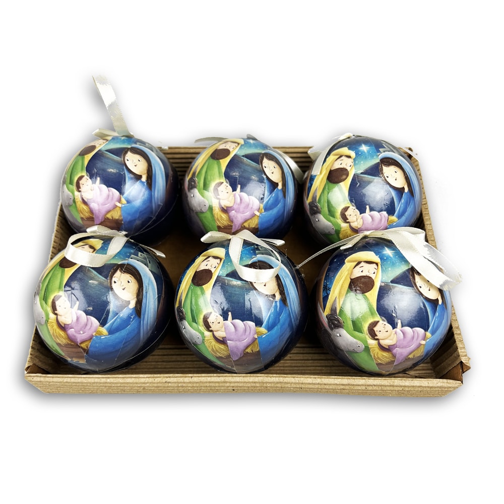 The First Christmas Set of 6 Baubles