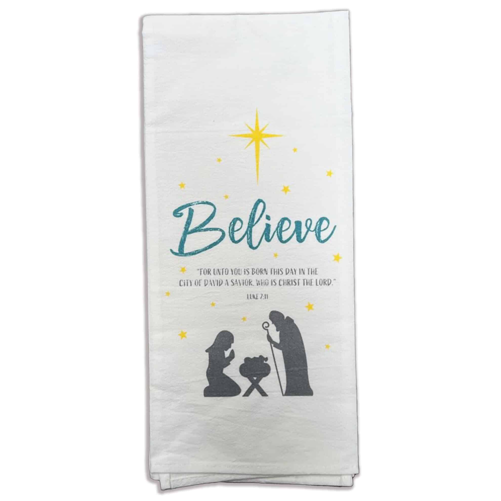 Believe Tea Towel (Pack of 2)