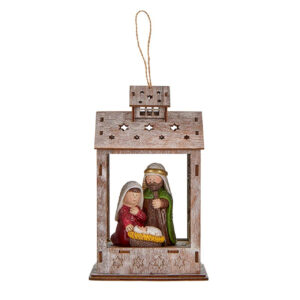 Nativity Lantern (With Light)
