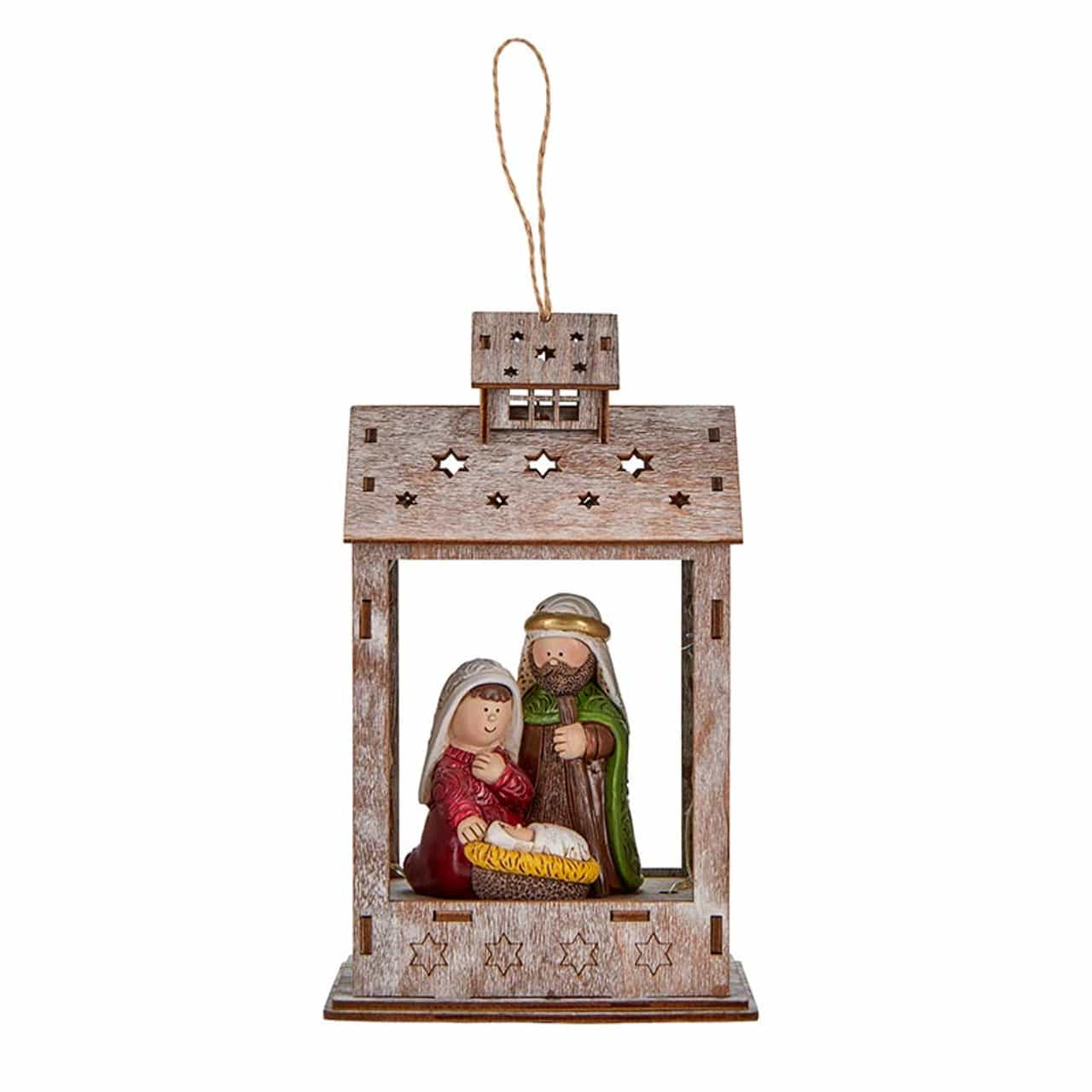 Nativity Lantern (With Light)